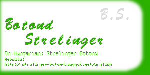 botond strelinger business card